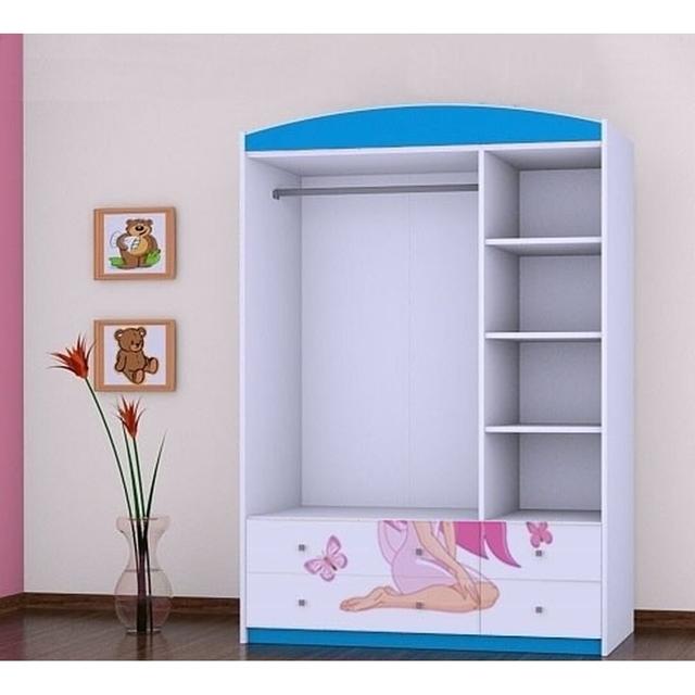 Wilczek 3 Door Wardrobe Zoomie Kids Colour: Blue on Productcaster.