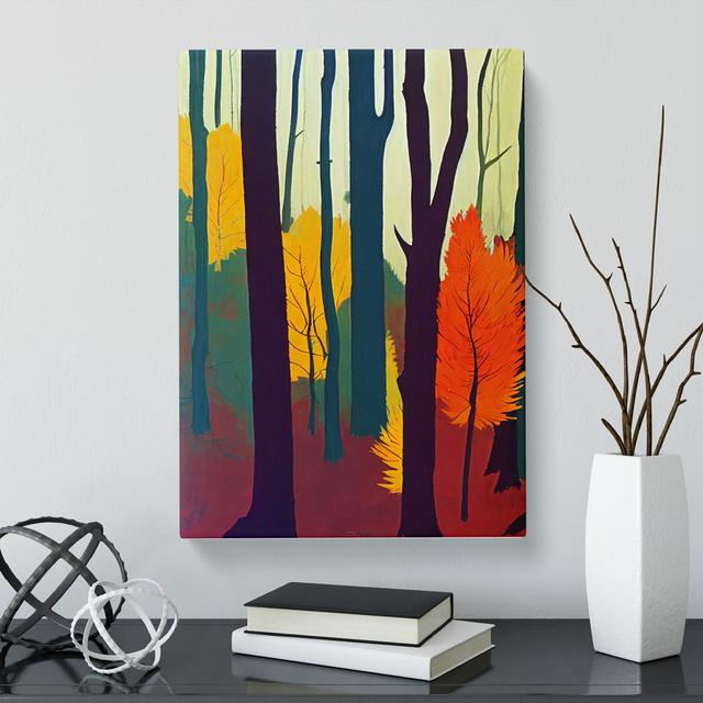 Autumn Forest Vol.3 - Wrapped Canvas Graphic Art Alpen Home Size: 50cm H x 35cm W x 3cm D on Productcaster.