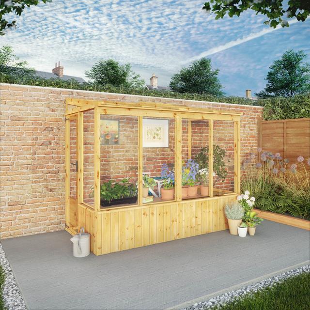 Mercia 8 x 4ft Premium Lean Too Greenhouse Mercia Garden Products Installation Included: Yes on Productcaster.