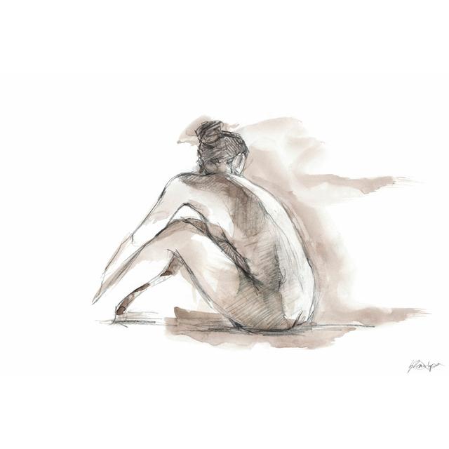 Gestural Figure Study I by Ethan Harper - Wrapped Canvas Art Prints Rosalind Wheeler Size: 51cm H x 76cm W on Productcaster.