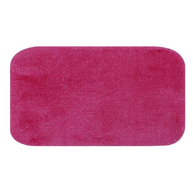 Badematte McCallsburg Ebern Designs Größe: 2,8 cm H x 57 cm B x 100 cm L, Farbe: Fuchsia on Productcaster.