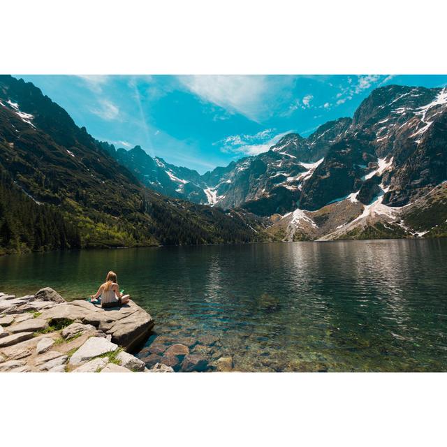 Women Spending Time At The Shore by Toxicray - Wrapped Canvas Print Alpen Home Size: 51cm H x 76cm W on Productcaster.