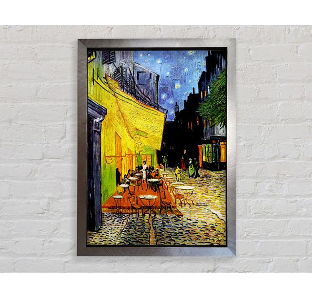 Cafe Terrace 2 von Vincent Van Gogh - Einzelne Bilderrahmen Kunstdrucke Rosalind Wheeler Größe: 118,9 cm H x 84,1 cm B x 3,4 cm T, Format: Poster mit on Productcaster.