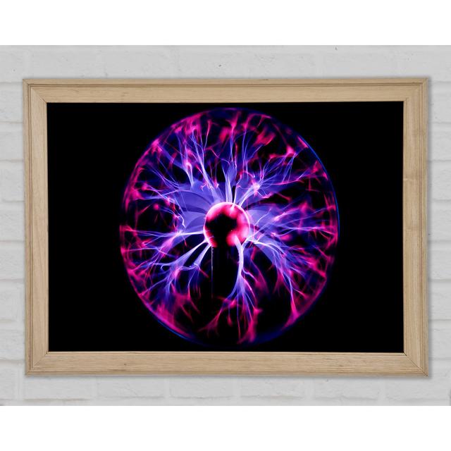 Vibrant Eye Of The Storm Framed Print Ivy Bronx Size: 42cm H x 59.7cm W x 1.5cm D on Productcaster.