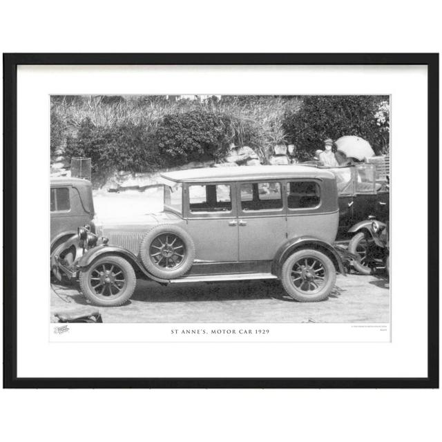 St Annes, Motor Car 1929 - Single Picture Frame Print The Francis Frith Collection Size: 60cm H x 80cm W x 2.3cm D on Productcaster.