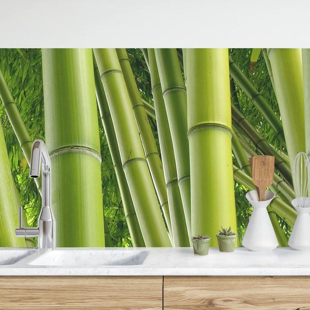 Cliff Bamboo Trees No.1 50cm PVC Fliese in Grün Sansibar Home on Productcaster.