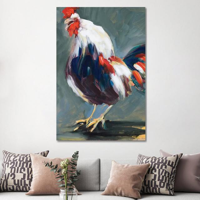 Rising Rooster PC6 August Grove Size: 152.4cm H x 101.6cm W on Productcaster.