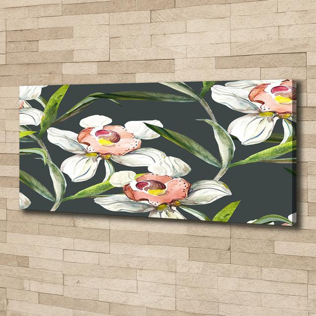 Floral Pattern - Wrapped Canvas Art Prints Ophelia & Co. on Productcaster.