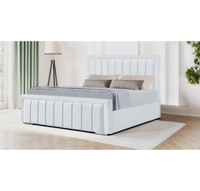 Athalla Bed Canora Grey Colour: White, Size: Small Double on Productcaster.