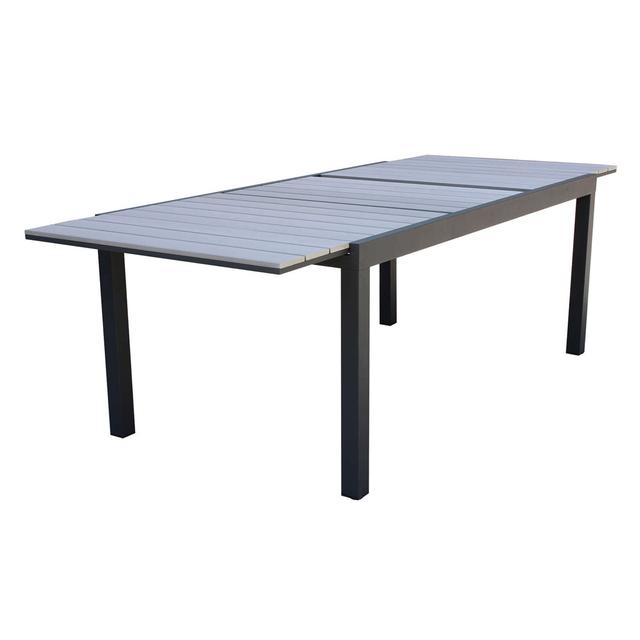 Lakeva Rectangular 180Cm Outdoor Dining Table Ebern Designs Table Base Colour: Dark Grey on Productcaster.