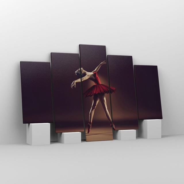 Ballerina Red Dress EUArttor Size: 100cm H x 150cm W on Productcaster.