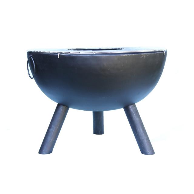 Casa Steel Outdoor Fire Pit Gardeco Size: 51cm H x 70cm W x 70cm D on Productcaster.