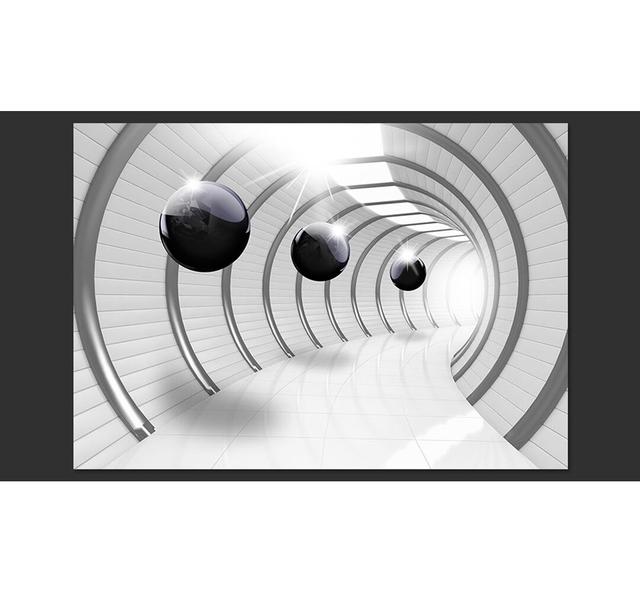 Fototapete Futuristic Tunnel 210 cm x 300 cm East Urban Home Größe: 350 cm x 245 cm on Productcaster.