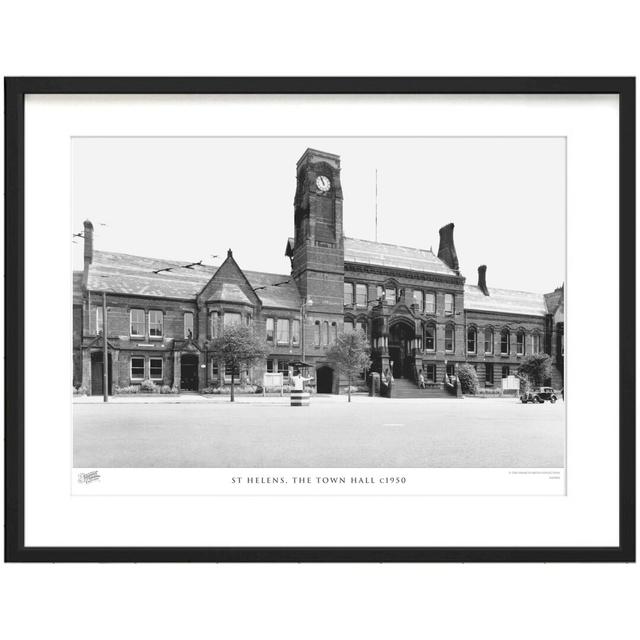 St Helens, The Town Hall C1950 by Francis Frith - Single Picture Frame Print The Francis Frith Collection Size: 60cm H x 80cm W x 2.3cm D on Productcaster.