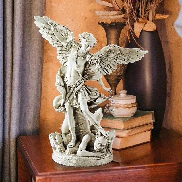 St. Michael the Archangel Figurine Design Toscano on Productcaster.