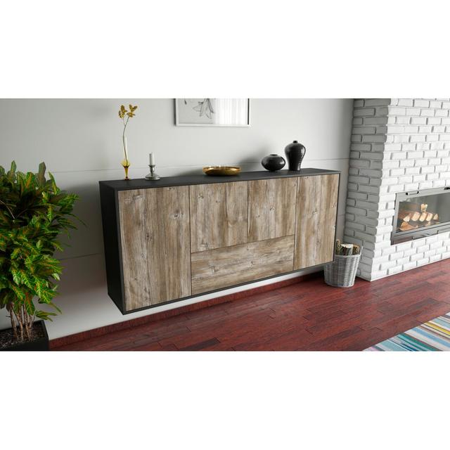 Foest Hill Sideboard Ebern Designs Colour: Anthracite/Green on Productcaster.