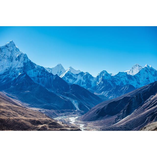 Snowy Mountains Of Himalayas by Allgord - Wrapped Canvas Print Alpen Home Size: 61cm H x 91cm W on Productcaster.