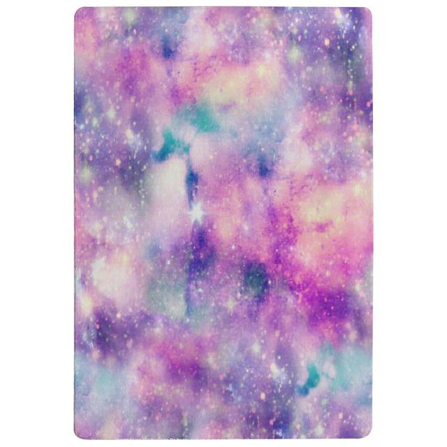 Bellair Starry Galaxy Print in Unicorn Colours Designer Shaggy Pink/Purple Rug East Urban Home Rug Size: Rectangle 140 x 200cm on Productcaster.