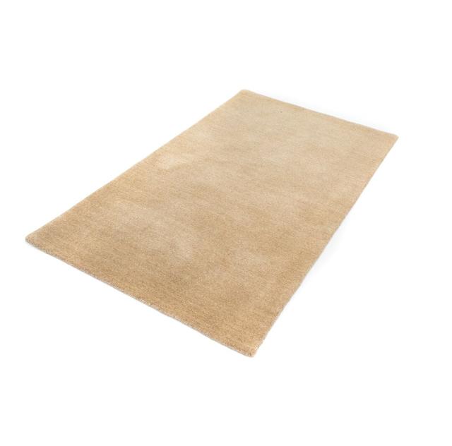 Otisville Hand Knotted Wool Beige Indoor/Outdoor Rug Ebern Designs Rug Size: Rectangle 90 x 157cm on Productcaster.