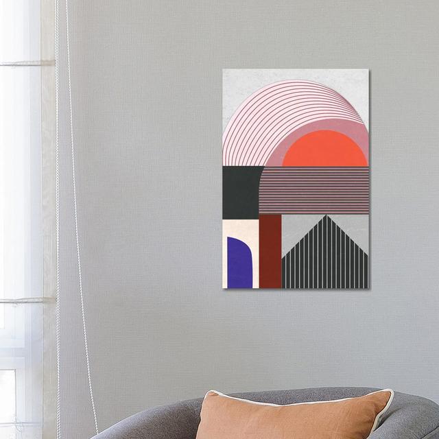 Sundown Meditation II by Melissa Wang - Wrapped Canvas Art Prints Metro Lane Size: 66.04cm H x 45.72cm W x 1.9cm D on Productcaster.