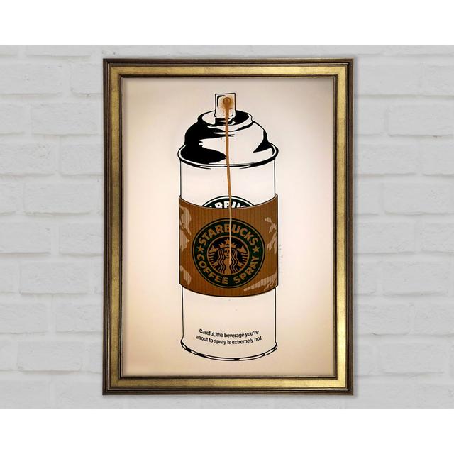 Starbucks Coffee Spray - Druck Bright Star Größe: 42 cm H x 29,7 cm B x 1,5 cm T on Productcaster.