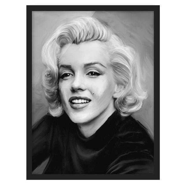 Marilyn Private - Picture Frame Painting Canora Grey Size: 40cm H x 30cm W x 2cm D, Frame Option: Black on Productcaster.