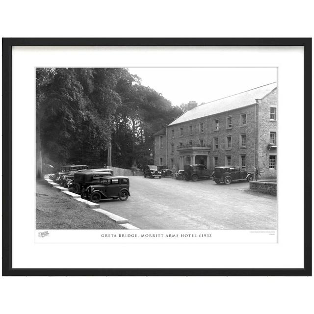 'Greta Bridge, Morritt Arms Hotel C1933' by Francis Frith - Picture Frame Photograph Print on Paper The Francis Frith Collection Size: 28cm H x 36cm W on Productcaster.