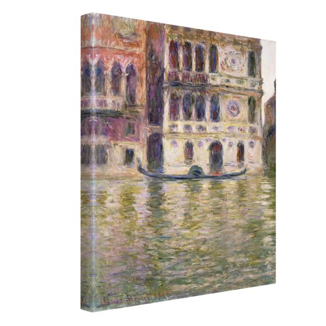 The Palazzo Dario by Claude Monet - Wrapped Canvas Painting Rosalind Wheeler Format: Recycled Canvas, Size: 100cm H x 75cm W on Productcaster.