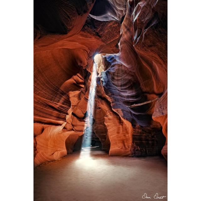 Sun Shining Through Canyon II by David Drost - Wrapped Canvas Photograph Gracie Oaks Size: 46cm H x 30cm W on Productcaster.