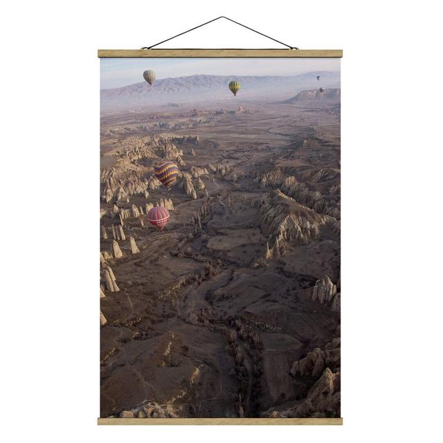 Hot Air Balloons over Anatolia - Graphic Art Print Union Rustic Size: 120cm H x 80cm W x 0.3cm D on Productcaster.