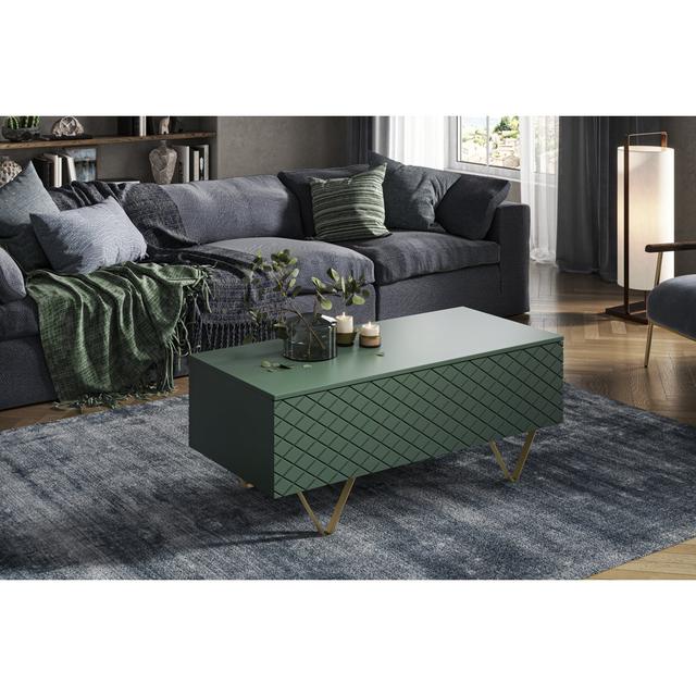 Bansilal Coffee Table Brayden Studio Colour: Labrador/Gold on Productcaster.