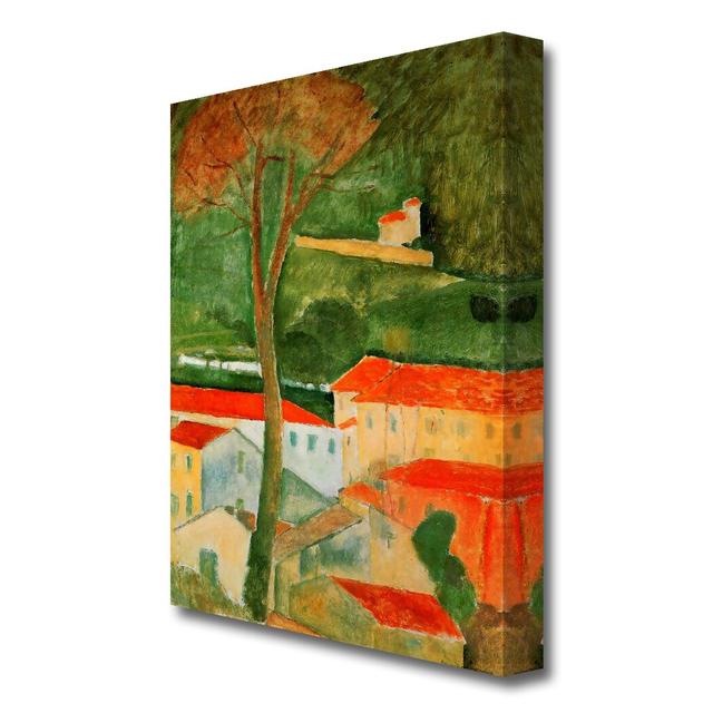 Landscape 2 by Amedeo Modigliani - Wrapped Canvas Painting Print East Urban Home Size: 142.2 cm H x 101.6 cm W on Productcaster.