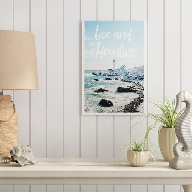 Love And Adventure - No Frame Print East Urban Home on Productcaster.