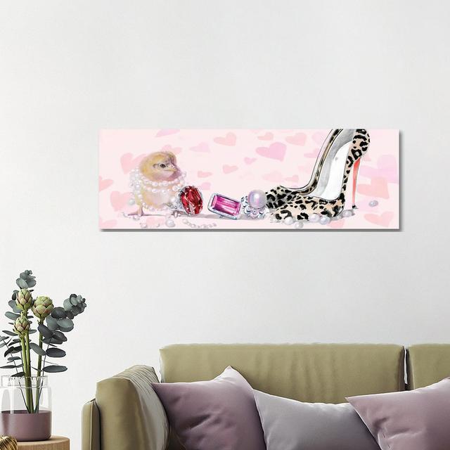 Cute Couture Collection D by - Wrapped Canvas Panoramic Mercer41 Size: 30.48cm H x 91.44cm x 3.81cm D on Productcaster.