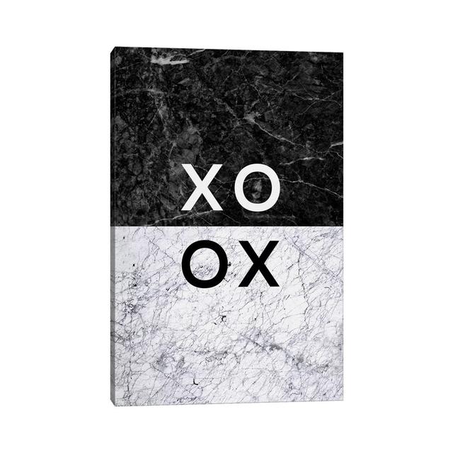 XO B&W - Wrapped Canvas Graphic Art Williston Forge Size: 101.6cm H x 66.04cm W x 3.81cm D on Productcaster.