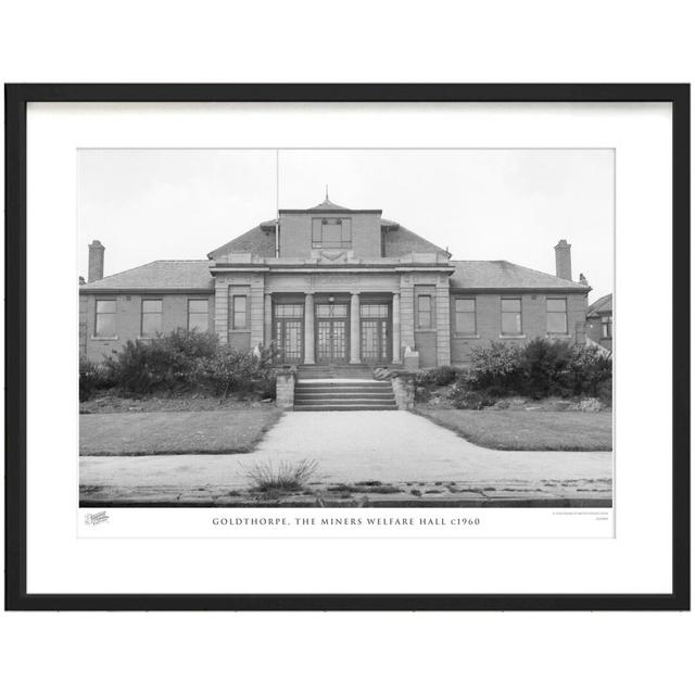 'Goldthorpe, the Miners Welfare Hall C1960' - Picture Frame Photograph Print on Paper The Francis Frith Collection Size: 60cm H x 80cm W x 2.3cm D on Productcaster.