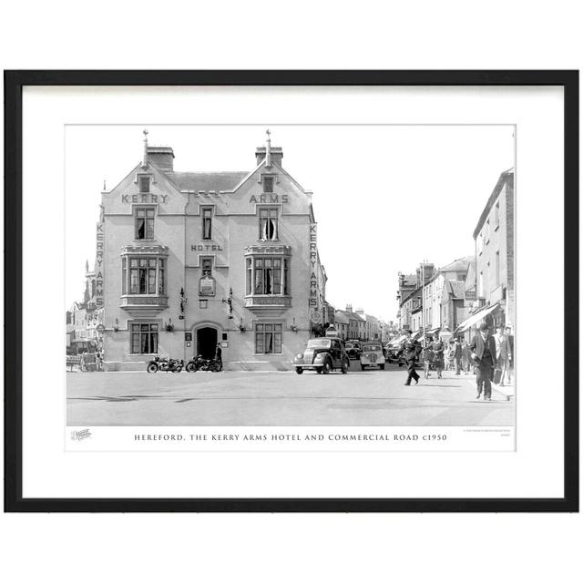 Hereford, The Kerry Arms Hotel And Commercial Road C1950 - Single Picture Frame Print The Francis Frith Collection Size: 40cm H x 50cm W x 2.3cm D on Productcaster.