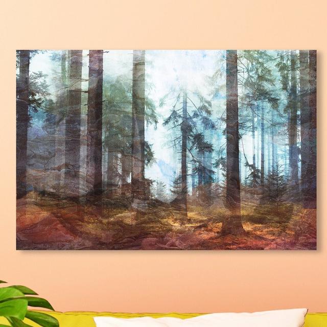 'Forest Scent Bis' Graphic Art on Wrapped Canvas East Urban Home Size: 76.2 cm H x 114.3 cm W on Productcaster.