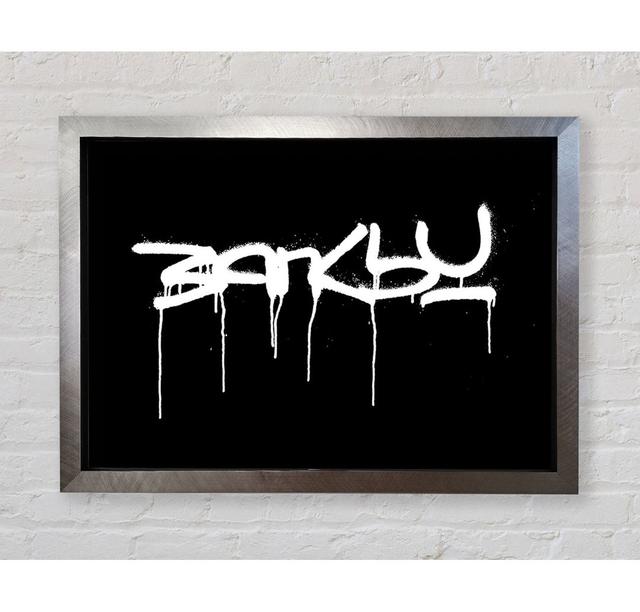 Banksy Black - Print Bright Star Size: 84.1cm H x 118.9cm W x 3.4cm D on Productcaster.