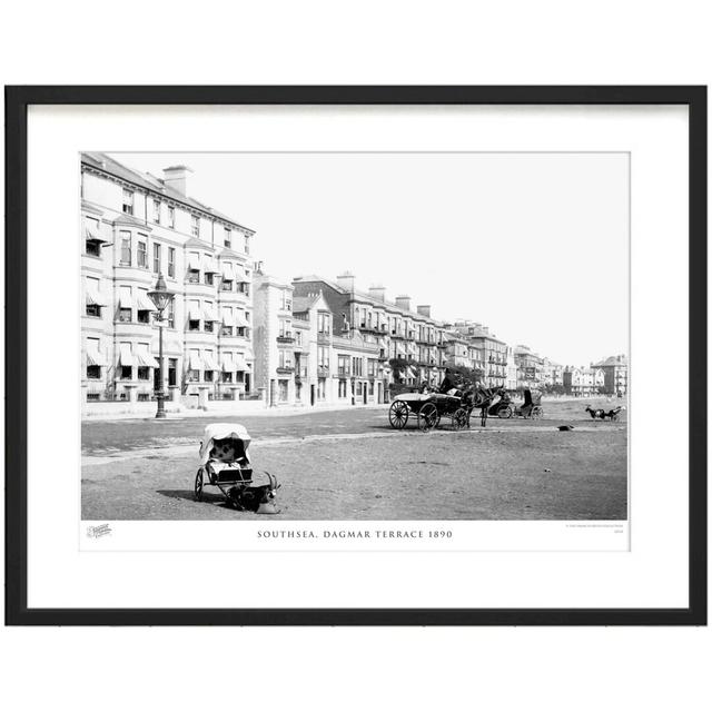 Southsea, Dagmar Terrace 1890 by Francis Frith - Single Picture Frame Print The Francis Frith Collection Size: 28cm H x 36cm W x 2.3cm D on Productcaster.