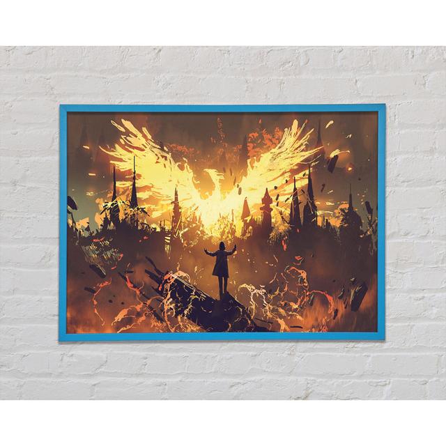 The Phoenix Rises - Single Picture Frame Art Prints Happy Larry Size: 42cm H x 59.7cm W x 2cm D on Productcaster.