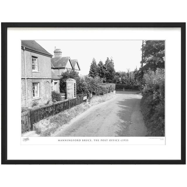 'Manningford Bruce, the Post Office C1955' - Picture Frame Photograph Print on Paper The Francis Frith Collection Size: 60cm H x 80cm W x 2.3cm D on Productcaster.