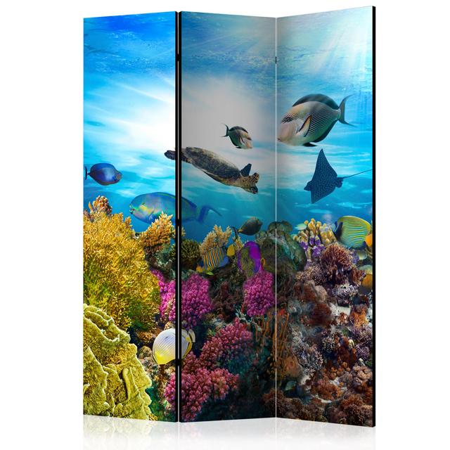 135 W x 172 H 3 - Panel Room Divider East Urban Home on Productcaster.