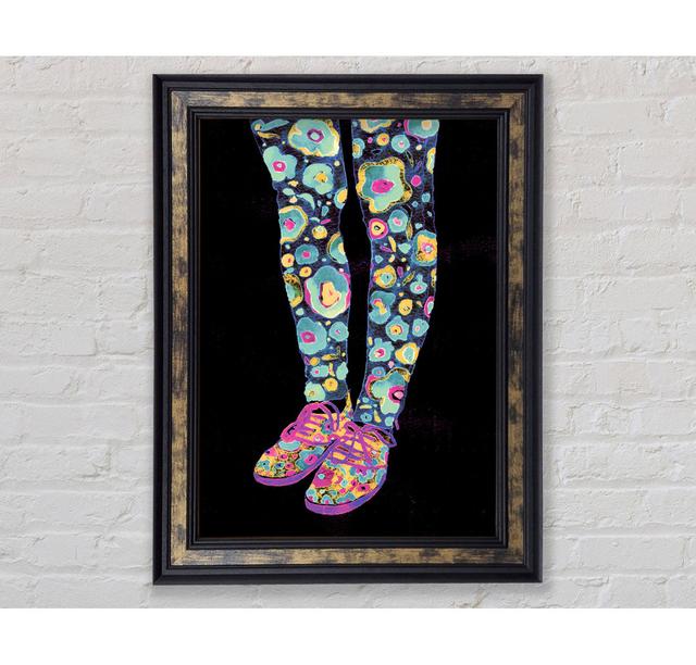 Flower Power Legs - Print Latitude Vive Size: 42cm H x 29.7cm W on Productcaster.