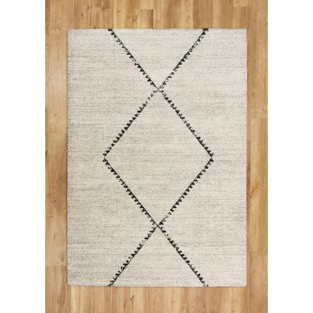 Anouk Tufted Cream Rug Trent Austin Design Rug Size: Rectangle 80 x 150cm on Productcaster.