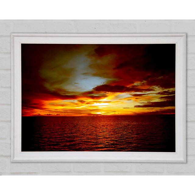 Calm Before The Storm Ii Framed Print Bright Star Size: 59.7cm H x 84.1cm W x 1.5cm D on Productcaster.