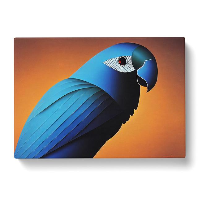 The Blooming Parrot - Wrapped Canvas Print 17 Stories Size: 50cm H x 76cm W x 3cm D on Productcaster.