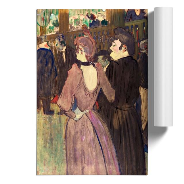 La Goulue and Her Sister Vol.1 by Henri de Toulouse-Lautrec - Unframed Painting East Urban Home Size: 30cm H x 21cm W x 0.1cm D on Productcaster.