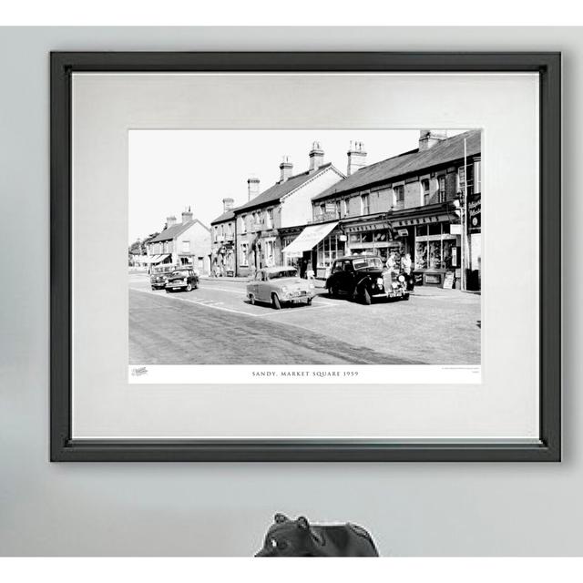 Sandy, Market Square 1959 - Single Picture Frame Print The Francis Frith Collection Size: 60cm H X 80cm W x 2cm D on Productcaster.