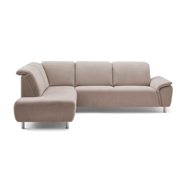 Ecksofa Nell Calizza Interiors Ausrichtung: Links ausgerichtet, Farbe der Polsterung: Cappuccinobraun on Productcaster.